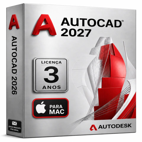 AutoCAD - 2027 (LICENÇA VITALÍCIA / MAC OS)